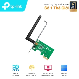 Card mạng không dây TP-Link PCI-E TL-WN781ND (Chuẩn N/ 150Mbps/ 1 Ăng-ten ngoài)