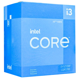 Intel Core i3 12100F / 3.3GHz Turbo 4.3GHz / 4 Nhân 8 Luồng / 12MB / LGA 1700 - Chính Hãng