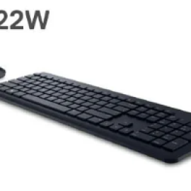    Bộ bàn phím và chuột không dây Dell KM3322W
