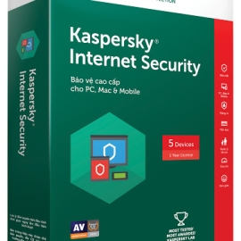 Phần mềm diệt Virus Kaspersky Internet Security 5 máy tính
